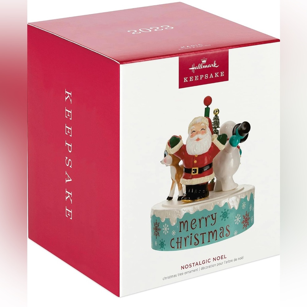 Hallmark Keepsake Christmas Ornament2023 Nostalgic Noel w Sound &Motion Ornament